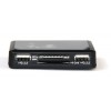 Устройство чтения/записи карт памяти Hubry со встроенным USB хабом на 3 порта (KS-054)