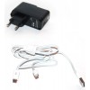 Зарядное устройство USB с кабелями microUSB, Ligtning от электрической сети KS-is Jich (KS-206)