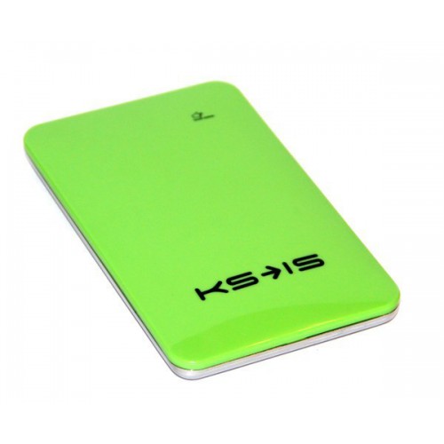 Универсальная батарея KS-is  Power10000 (KS-215Green) для порт цифр техн, литий-полимер, зеленая