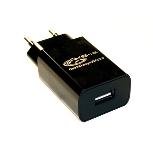 Зарядное устройство USB QC2.0 от электрической сети KS-is Qitroy (KS-289)