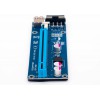 Адаптер удлинитель райзер PCIe 1x в 16x с питанием Molex KS-is (KS-346)