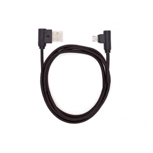 Кабель USB-microUSB угловой KS-is (KS-356B) 1м