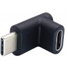 Адаптер USB-C M F угловой KS-is (KS-394)