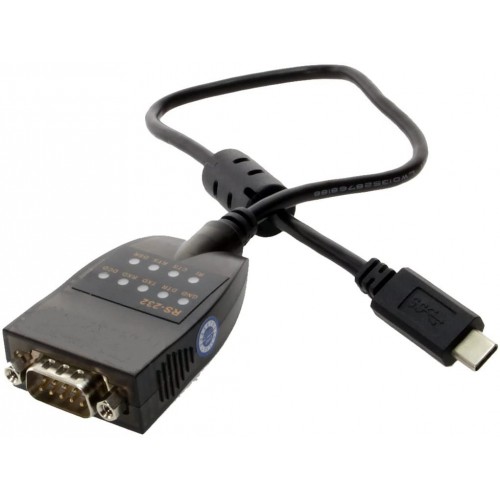 Переходник USB-C COM RS232 full led FTDI KS-is (KS-424)