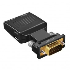 Адаптер HDMI F в VGA M с аудио KS-is (KS-425)