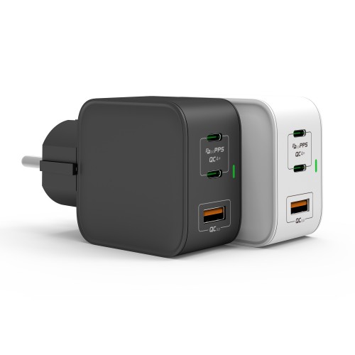 Зарядное устройство USB GaN от электрической сети KS-is (KS-432) 65Вт