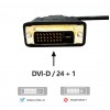 Кабель адаптер DVI-D dual link 24+1M на VGA 15M KS-is (KS-497)