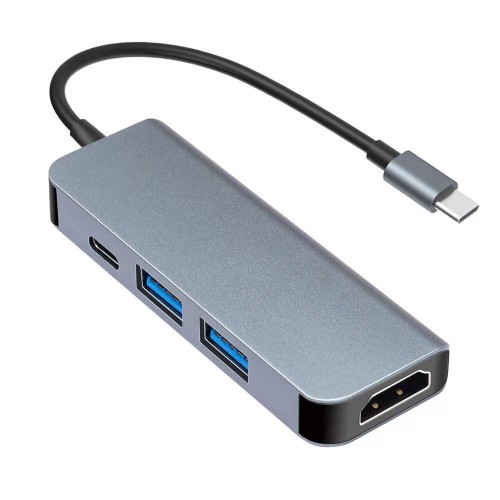 Док станция USB-C 4 в 1 KS-is (KS-505)