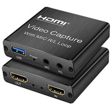 Адаптер видеозахвата HDMI USB loop mic KS-is (KS-515)