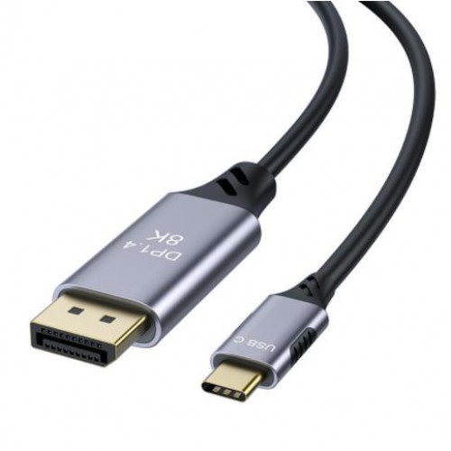 Кабель адаптер USB-C M DisplayPort 1.4 M KS-is (KS-536) 1.8м
