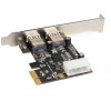 Контроллер PCIe USB 3.0 x2 KS-is (KS-576L2) NEC