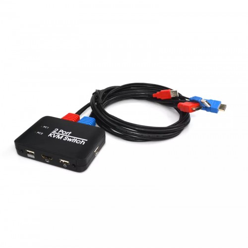 KVM переключатель HDMI, USB x 2 KS-is (KS-705)