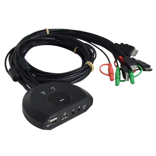 KVM переключатель HDMI, Audio, USB x 2 KS-is (KS-767)