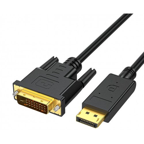 Кабель-переходник 120Гц DisplayPort M DVI M KS-is (KS-769) активный