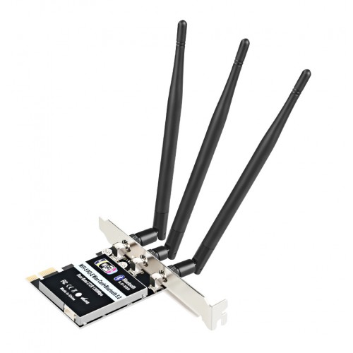 Контроллер PCIe 2 в 1 WiFi5+BT5.0 KS-is (KS-788)