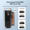 Внешний корпус USB4 для накопителей M.2 NVME KS-is (KS-830)